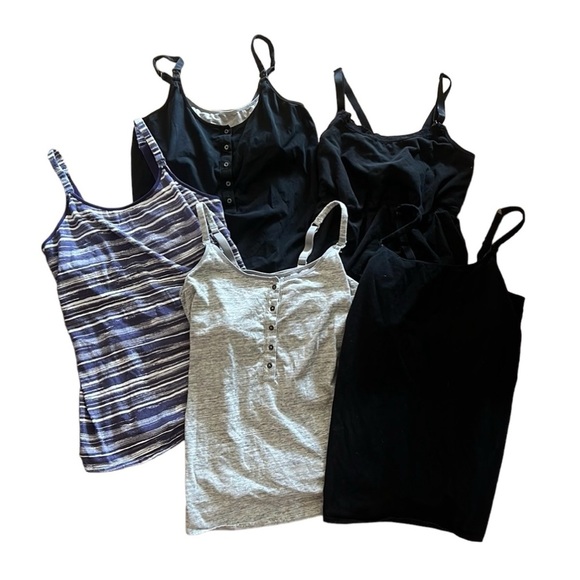 Gilligan & O’Malley Women’s Nursing Tank Tops Lot of 5 
size XL - Picture 1 of 16